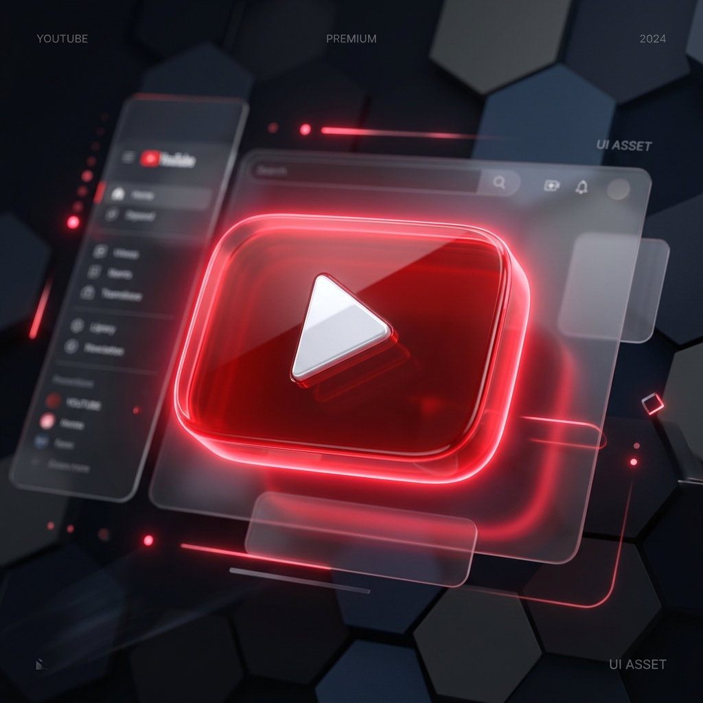 Premium 3D YouTube Visual